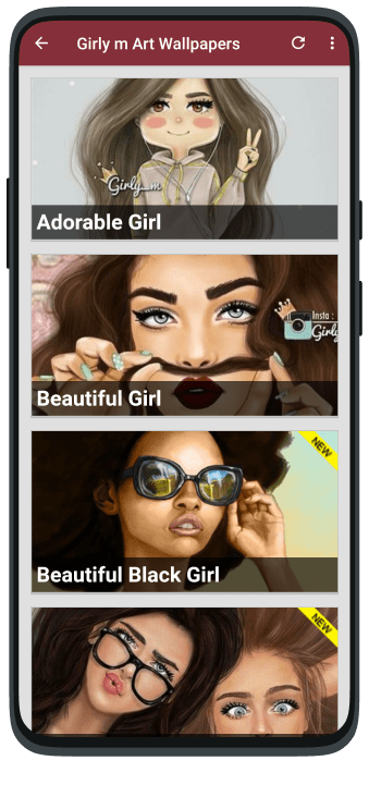 Girly m Art Wallpapers mobile apps